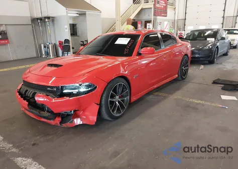 2016 Dodge Charger R/T Scat Pack z USA, uszkodzony, nr VIN 2C3CDXGJ3GH356946